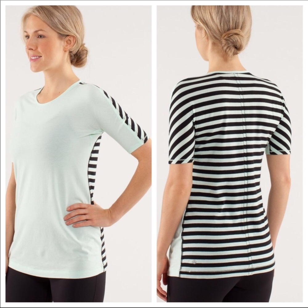 Lululemon Devotion short sleeve top.